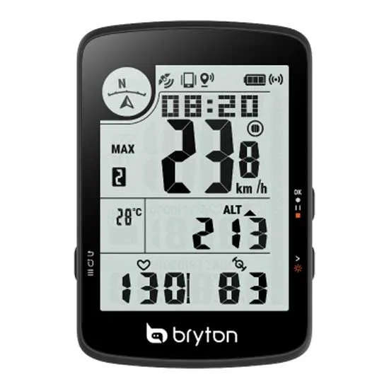 Bryton Rider 17e Cykeldator, Black, One Size