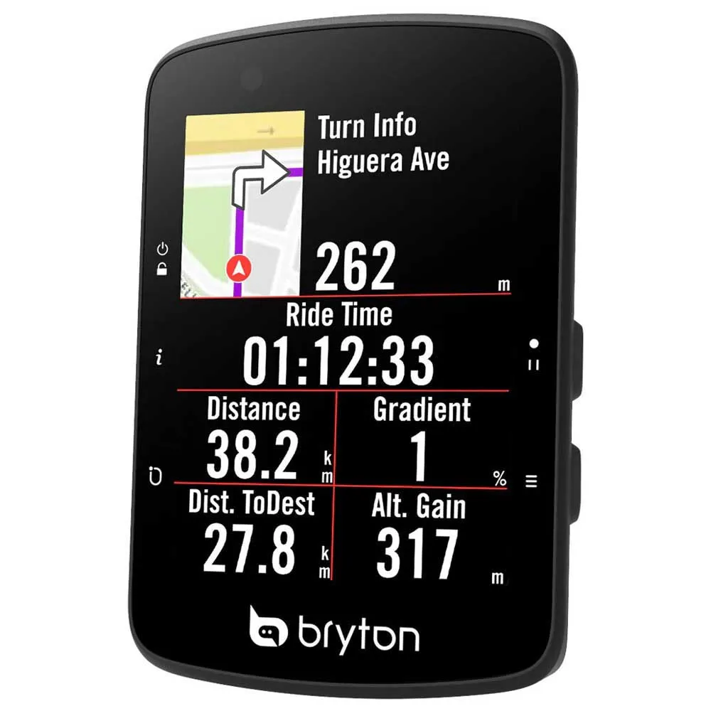 Bryton Rider 650 T Cykeldator, Black, One Size