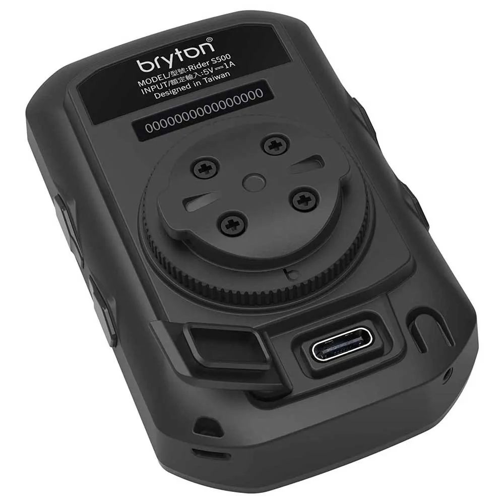 Bryton Rider S500 T Cykeldator, Black, One Size