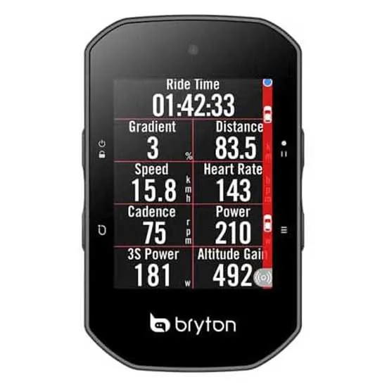 Bryton Rider S500 T Cykeldator Refurbished, Black, One Size Bryton Rider S500 T Cykeldator Refurbished, Black, One Size