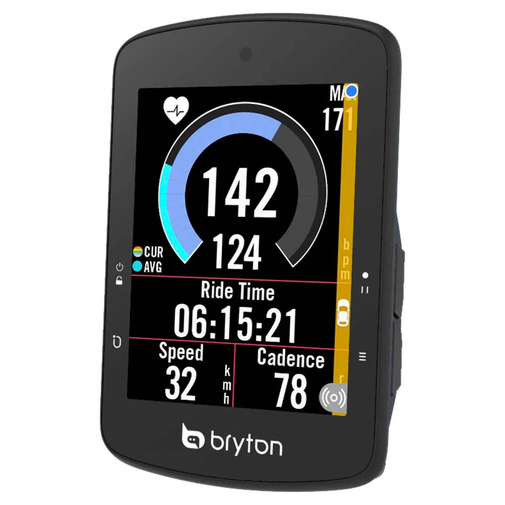 Bryton Rider S510e Cykeldator, Black, One Size