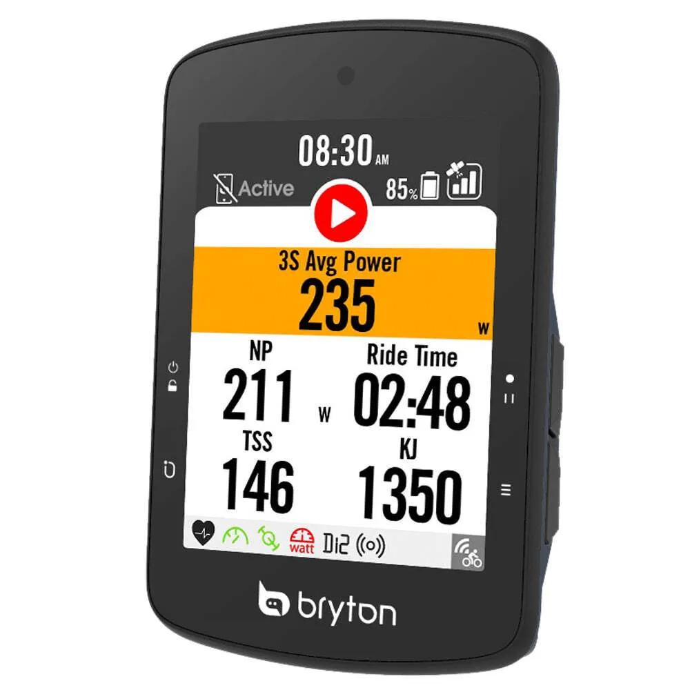 Bryton Rider S510e Cykeldator, Black, One Size