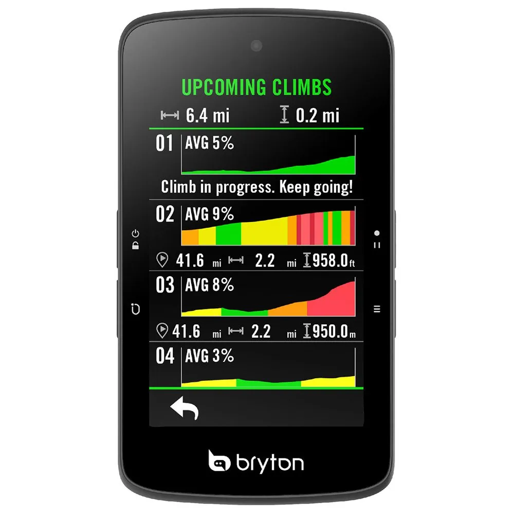 Bryton Rider S800 E Cykeldator, Black, One Size