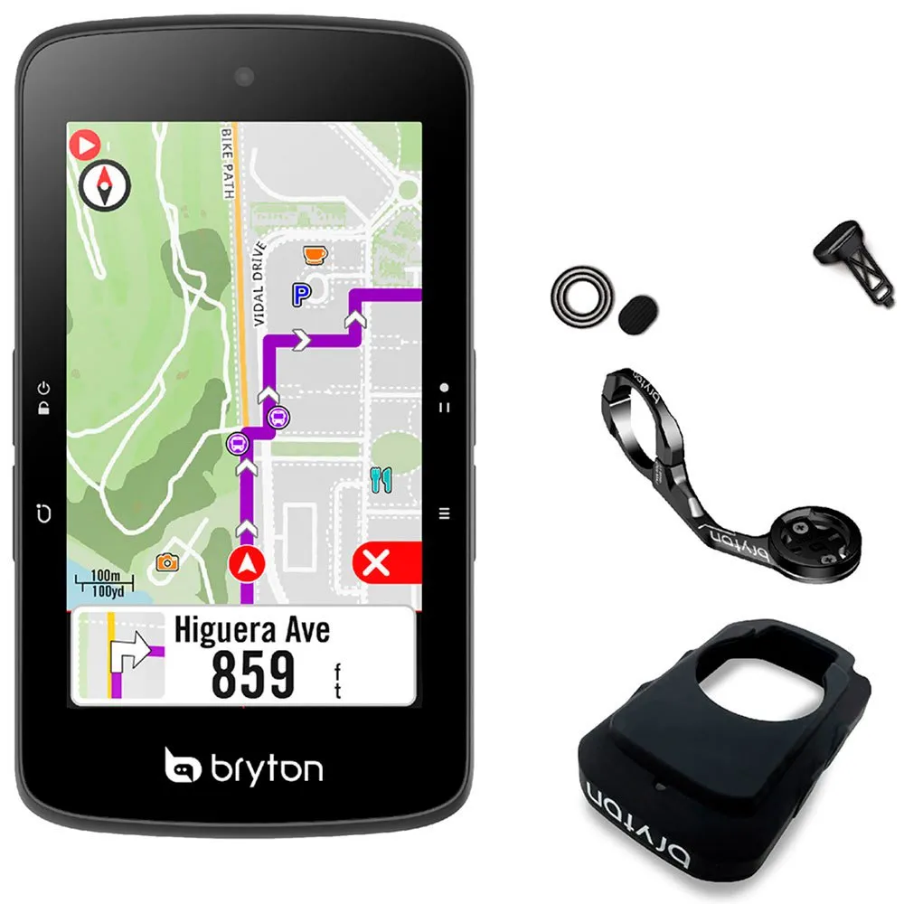 Bryton Rider S800 E Cykeldator, Black, One Size