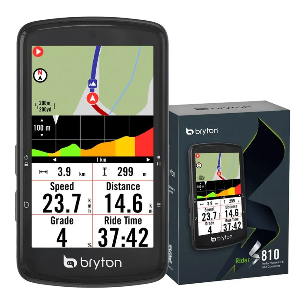Bryton Rider S810 E Cykeldator, Black, One Size Bryton Rider S810 E Cykeldator, Black, One Size