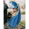 BUB-UP Kids Child Bike Seat Regnskydd, Blue, One Size