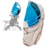 BUB-UP Solskydd Och Regnskydd För Barncykelsäten, Blue / white, One Size