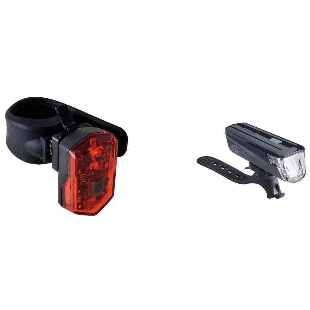 Buchel Blc 310/micro Cykellampset, Black / red, One Size