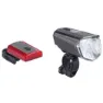Buchel Sky Valley + 3d Lite Cykellampset, Black / red, One Size