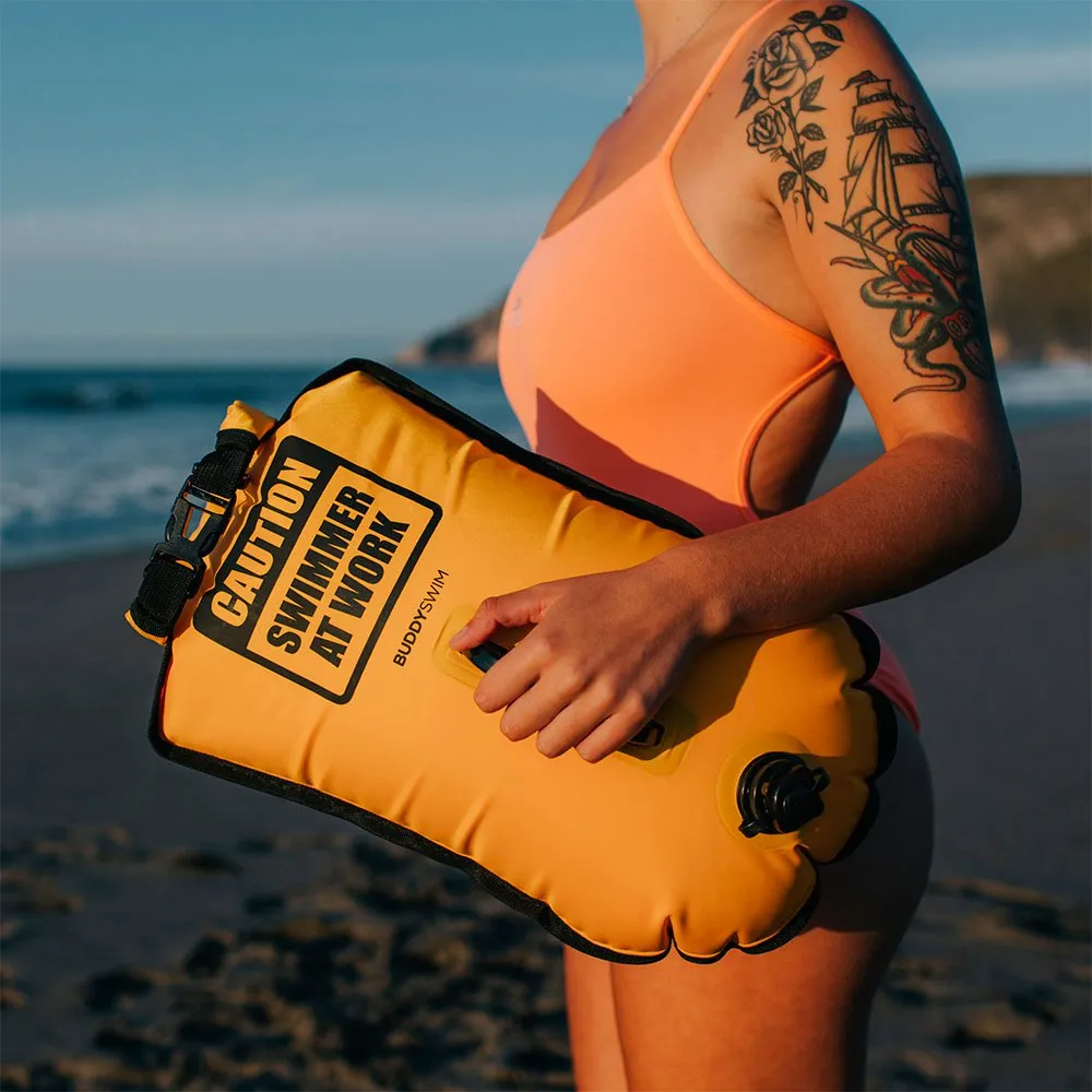 Buddyswim Caution Swimmer At Work Boj 20l unisex, Yellow
