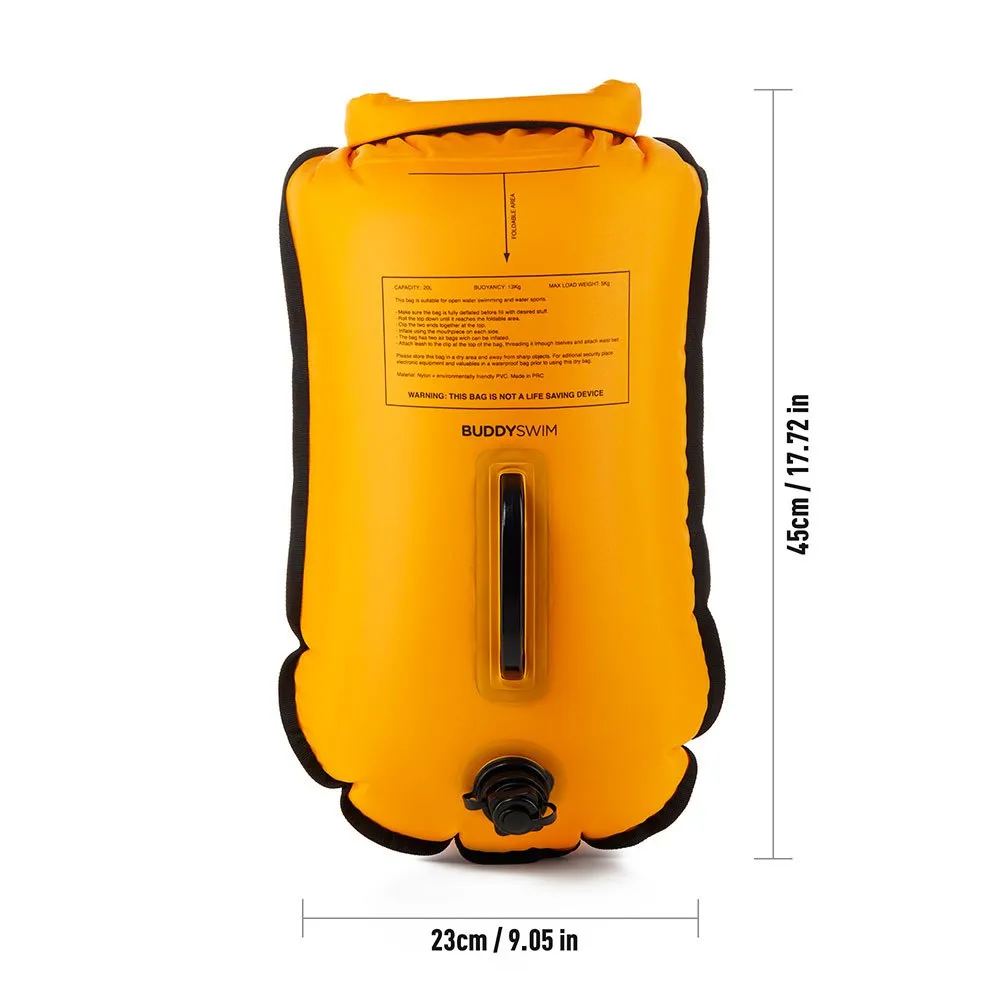 Buddyswim Caution Swimmer At Work Boj 20l unisex, Yellow