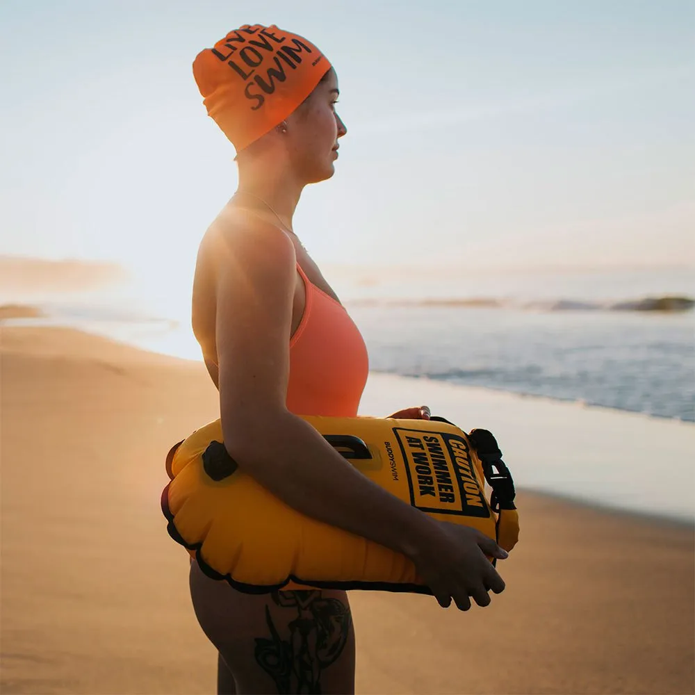Buddyswim Caution Swimmer At Work Boj 20l unisex, Yellow