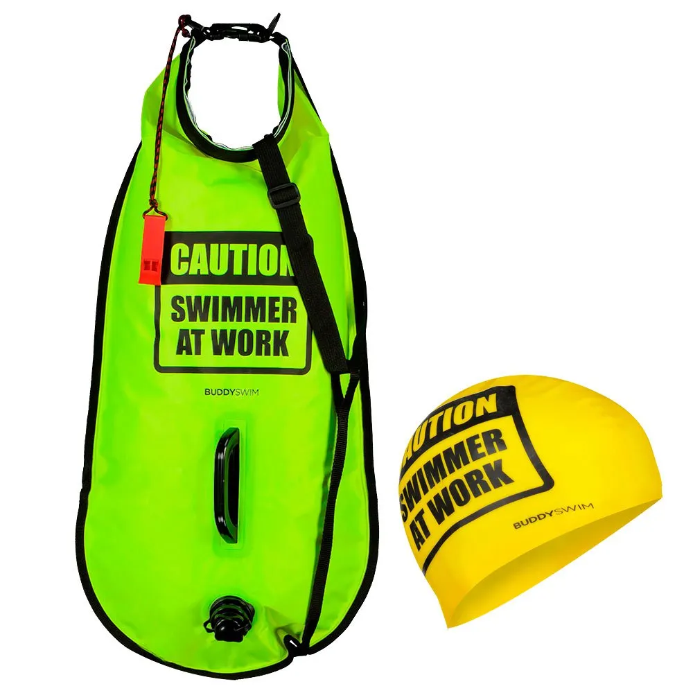 Buddyswim Caution Swimmer At Work Boj 28l unisex, Yellow