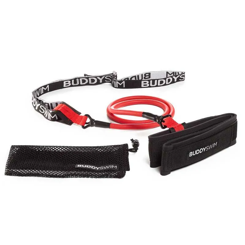Buddyswim Kort Simbälte För Hastighetsträning unisex, Black / red