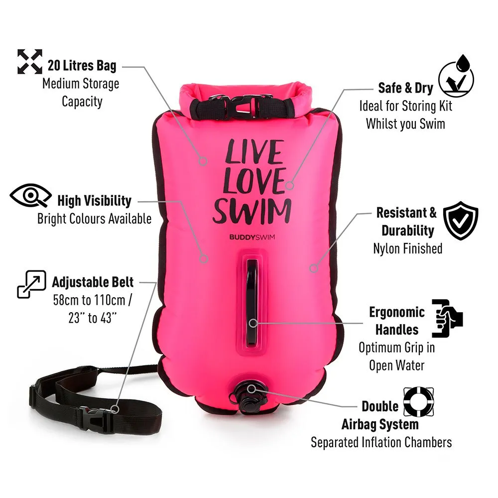 Buddyswim Live Love Swim Boj 20l unisex