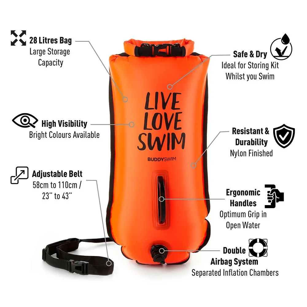 Buddyswim Live Love Swim Boj 28l unisex, Orange