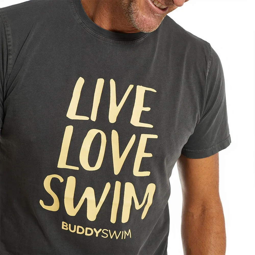 Buddyswim Live Love Swim T-shirt Med Korta ärmar male Buddyswim Live Love Swim T-shirt Med Korta ärmar male