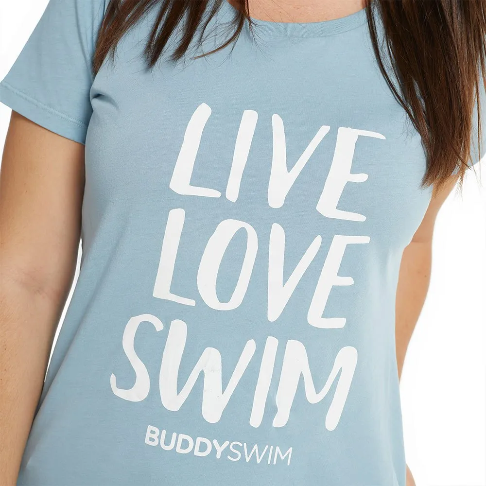 Buddyswim Live Love Swim T-shirt Med Korta ärmar male