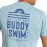 Buddyswim Open Water T-shirt Med Korta ärmar male, Sunset blue, S