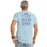 Buddyswim Open Water T-shirt Med Korta ärmar male, Sunset blue, S