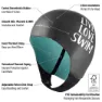 Buddyswim Smooth Skiin 2.5 Mm Neoprenmössa unisex
