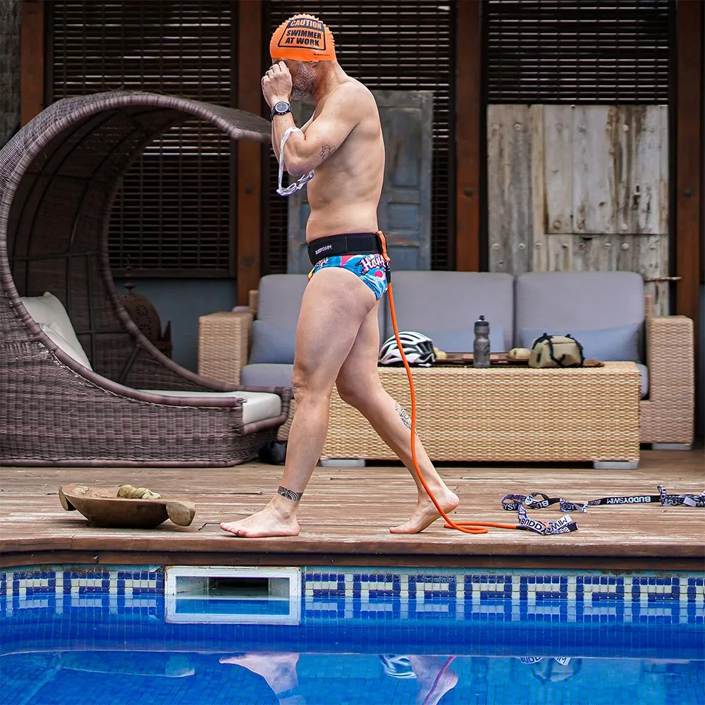 Buddyswim Stationärt Simträningsbälte unisex, Orange / black