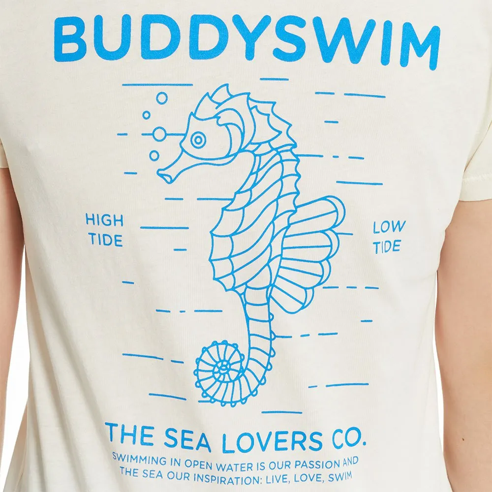 Buddyswim The Sea Lovers Co T-shirt Med Korta ärmar female, White, S