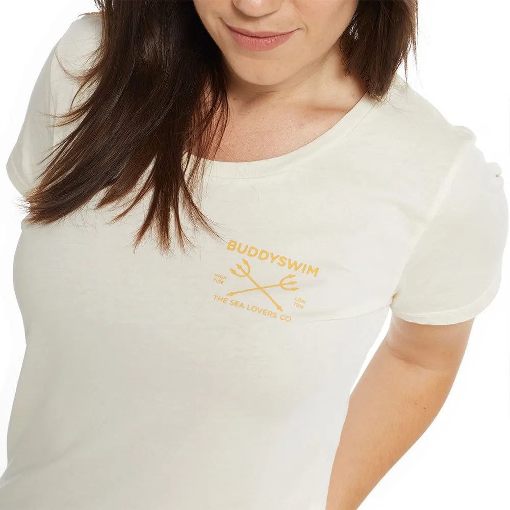 Buddyswim The Sea Lovers Co T-shirt Med Korta ärmar female, White, S