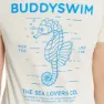 Buddyswim The Sea Lovers Co T-shirt Med Korta ärmar female, White, S