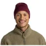 Buff Heavyweight Merino Wool Loose Mössa, Solid tibetan red