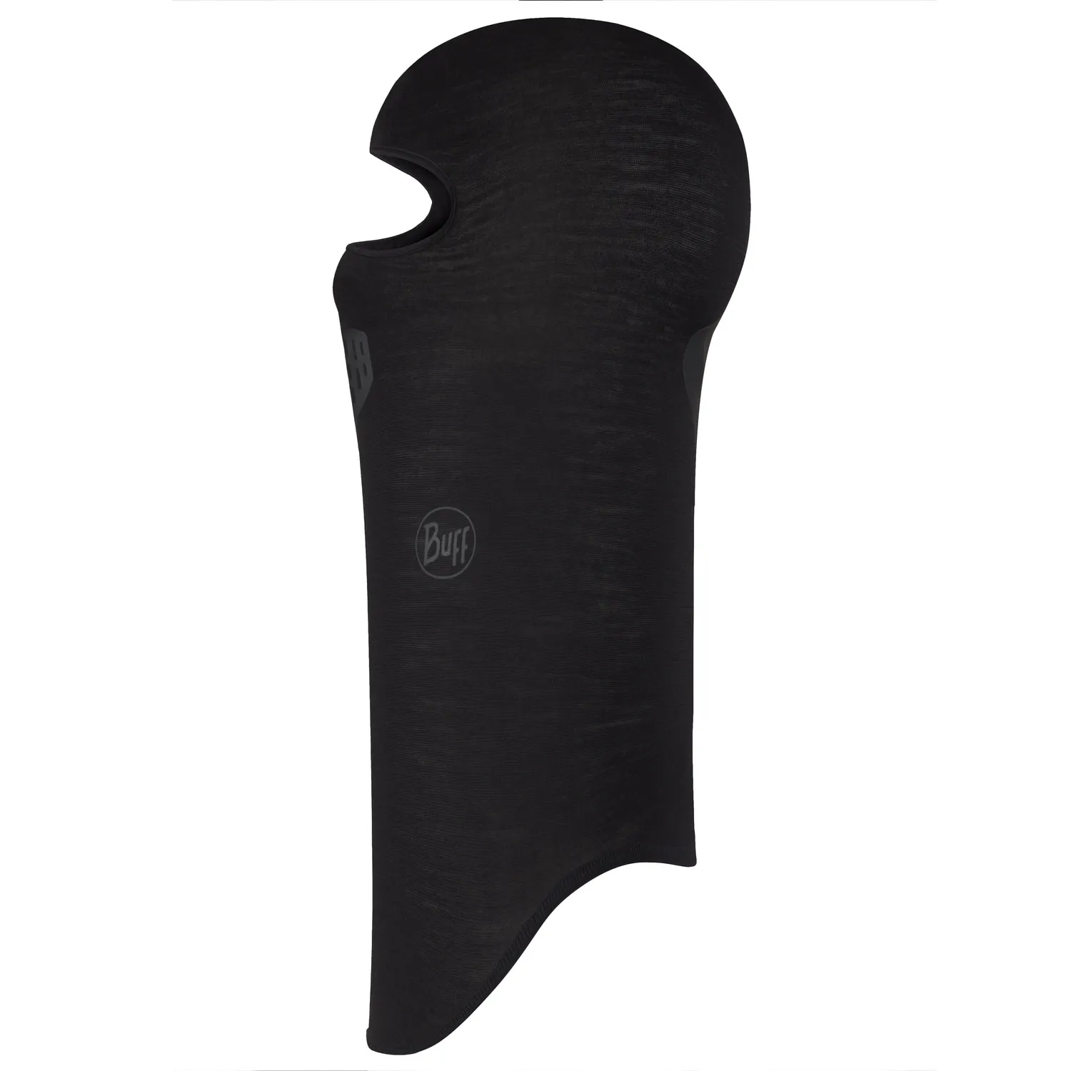 Buff Lightweight Merino Wool Balaclava Solid, Solid Black