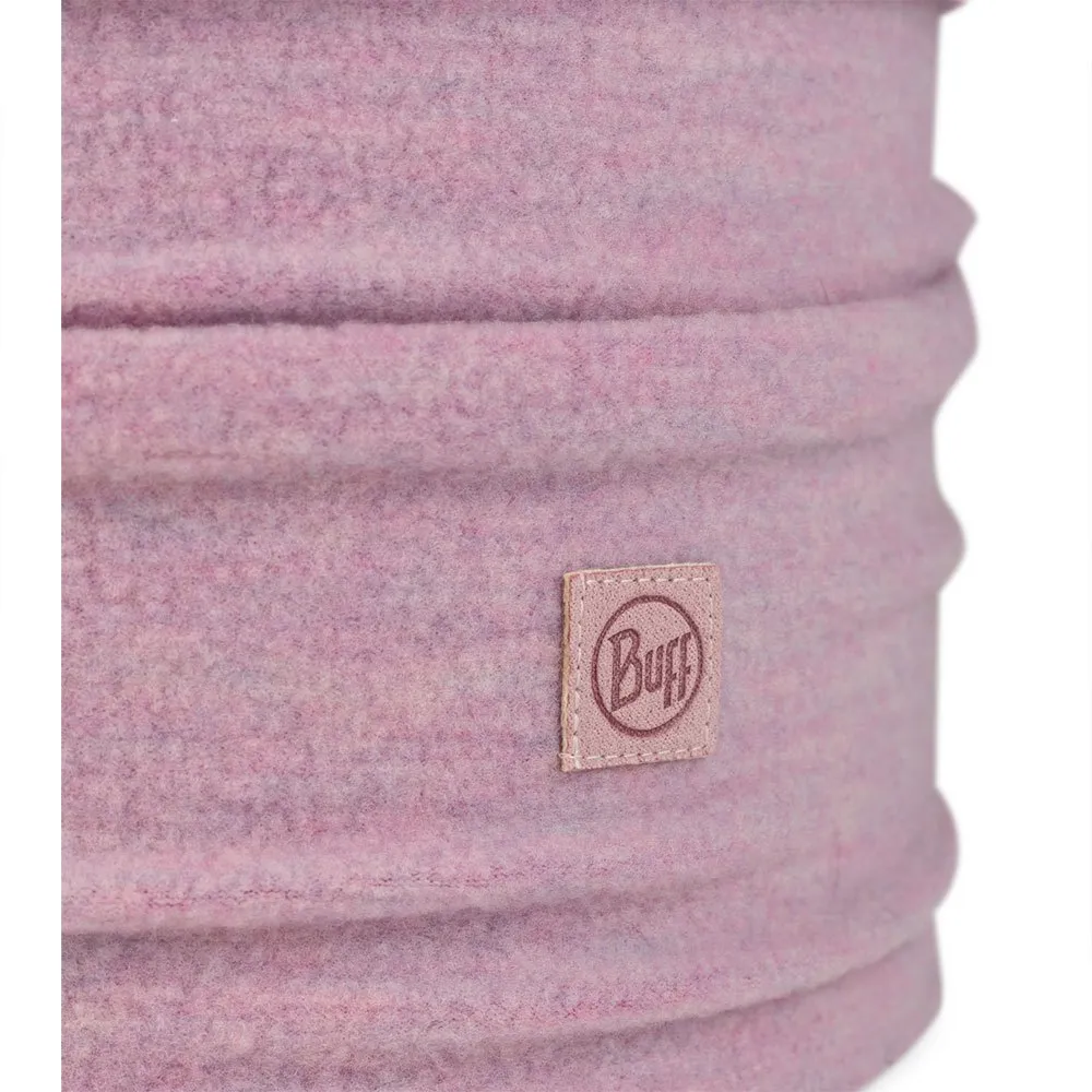 Buff Merino Fleece Halsvärmare, Solid lilac sand