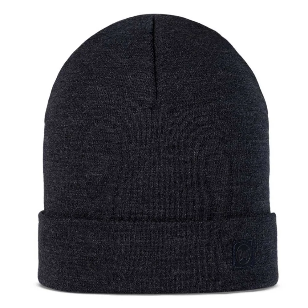 Buff Merino Heavyweight Mössa, Indigo