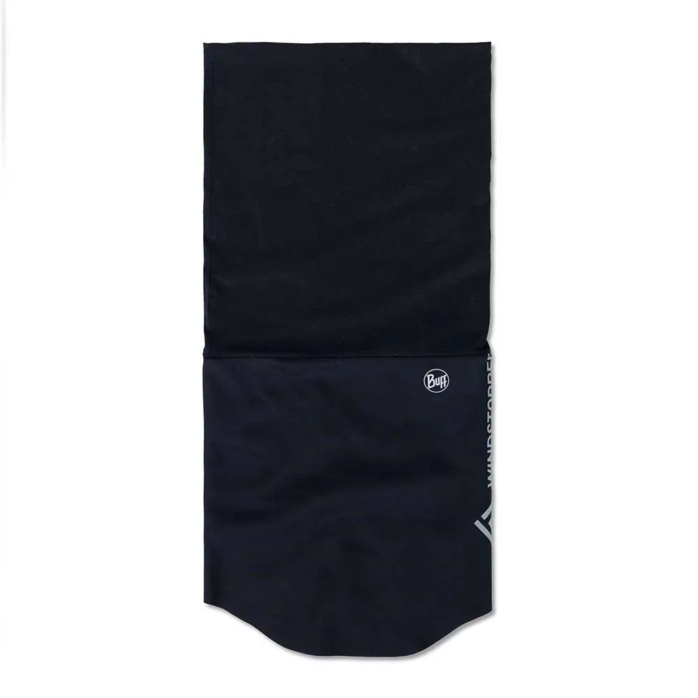 Buff Windproof Halsvärmare, Solid black