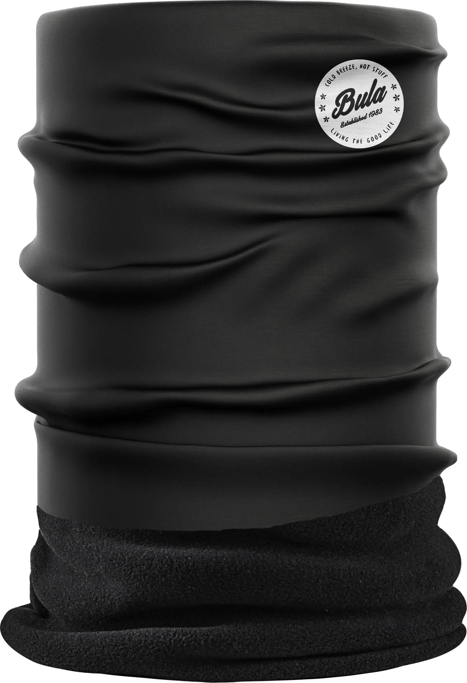 Bula Men's Vector Fleece Edge Tube, Black