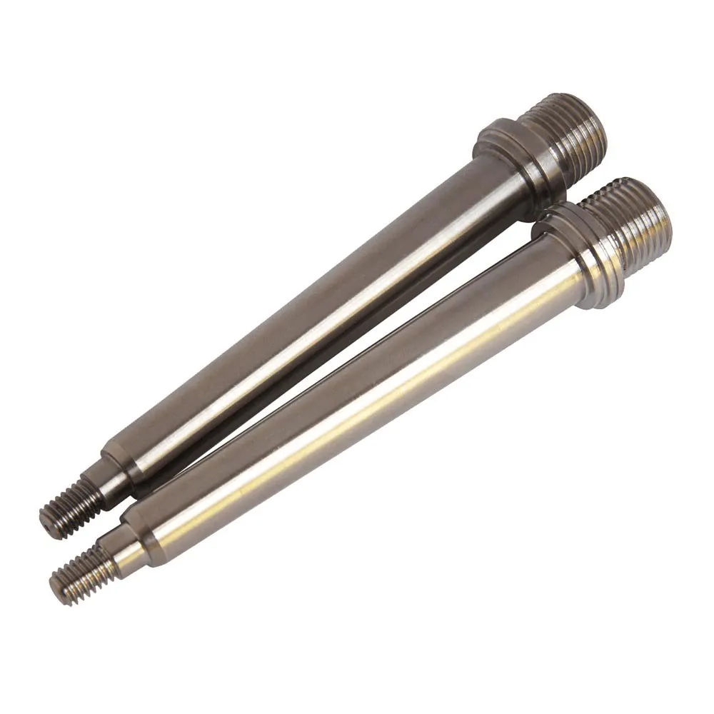 Burgtec Mk4 Penthouse Steel Pedalaxel 2 Enheter, Silver, One Size Burgtec Mk4 Penthouse Steel Pedalaxel 2 Enheter, Silver, One Size