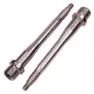 Burgtec Mk5 Penthouse Left Pedalaxel, Silver, One Size