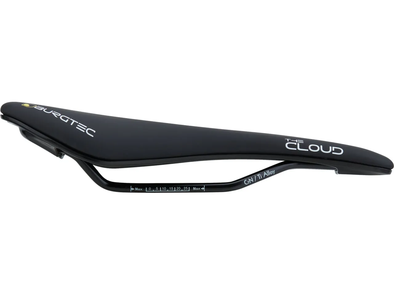 Burgtec The Cloud MK2 Ti Sattel, Black, One Size Burgtec The Cloud MK2 Ti Sattel, Black, One Size