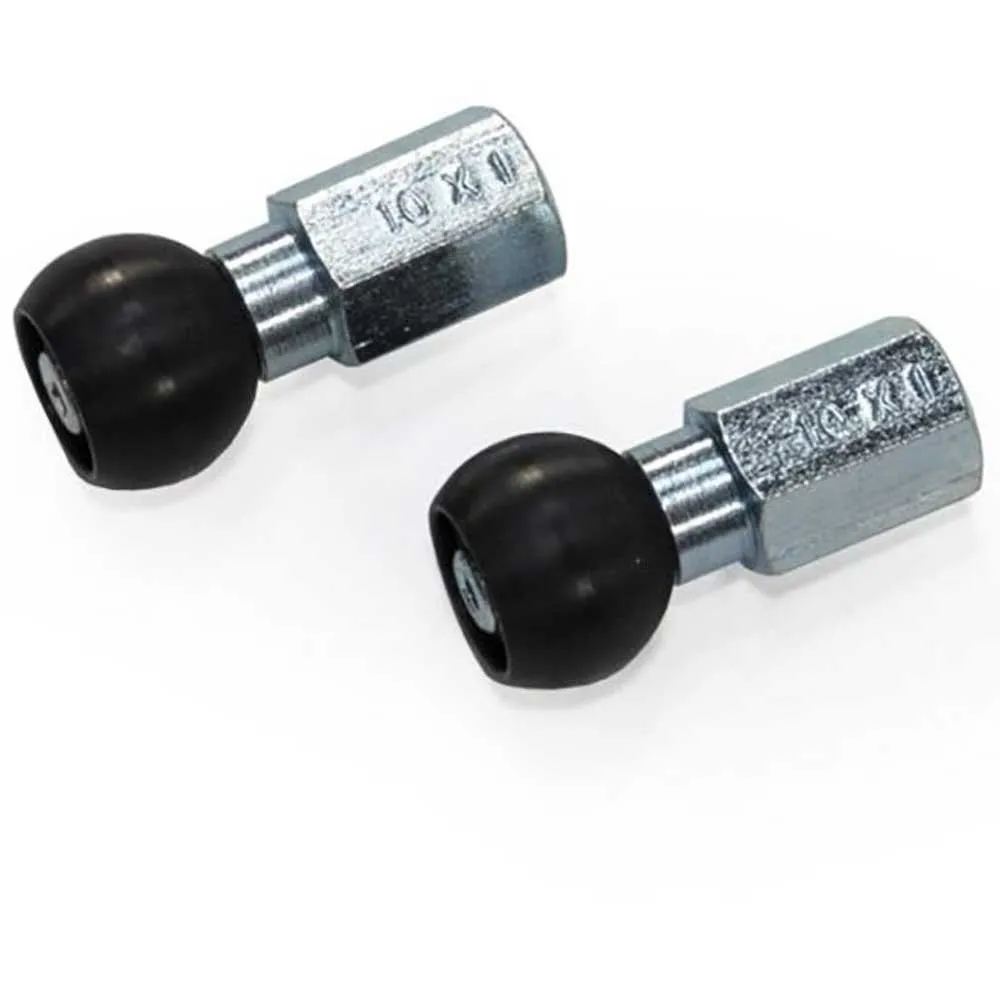 Burley Ballz Coho Xc Solid Axelhjulsadapter 9.5 Mm, Black / steel, One Size