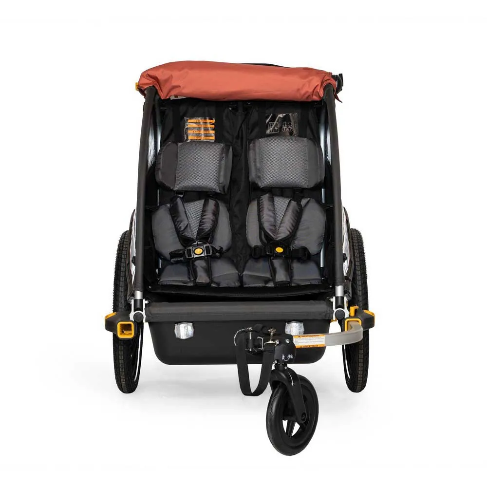 Burley Cub X Cykelkärra, Sabbia / carbon, One Size