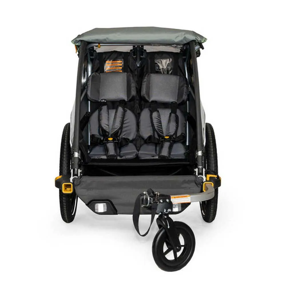 Burley D´lite X Single Cykelkärra, Green, Max 34kg Burley D´lite X Single Cykelkärra, Green, Max 34kg