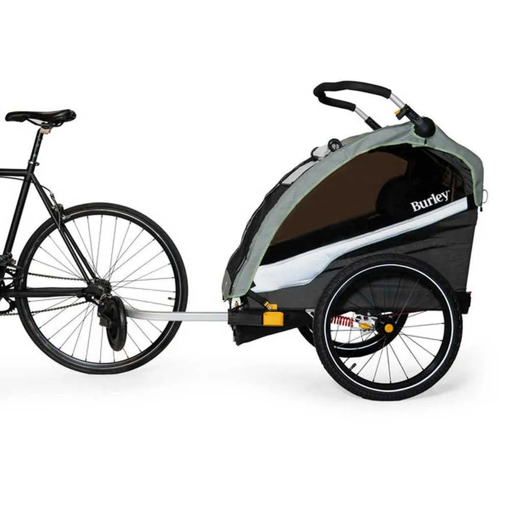 Burley D´lite X Single Cykelkärra, Green, Max 34kg Burley D´lite X Single Cykelkärra, Green, Max 34kg