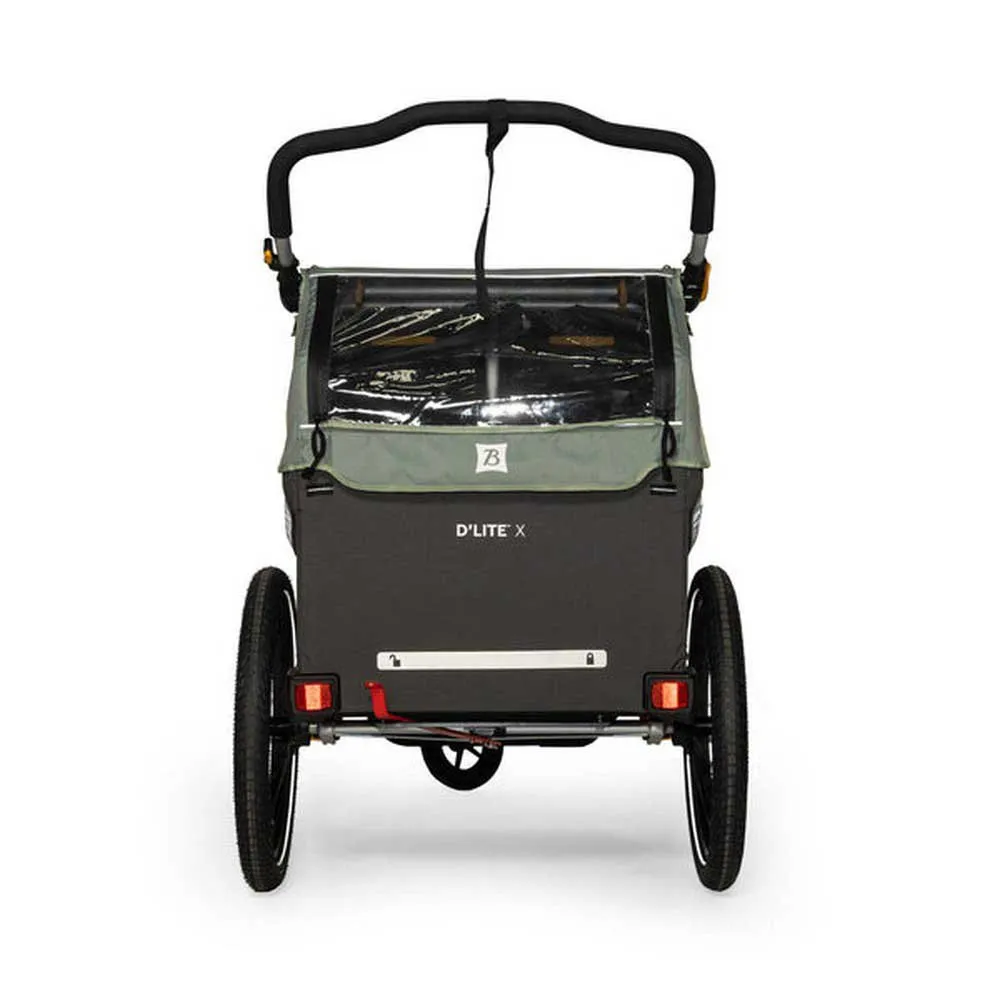 Burley D´lite X Single Cykelkärra, Green, Max 34kg Burley D´lite X Single Cykelkärra, Green, Max 34kg
