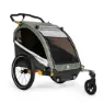 Burley D´lite X Two Seater Cykelkärra, Green, Max 45kg