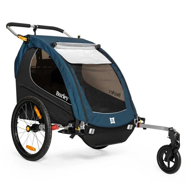 Burley Encore X Two Seater Cykelkärra, Blue, Max 45kg Burley Encore X Two Seater Cykelkärra, Blue, Max 45kg