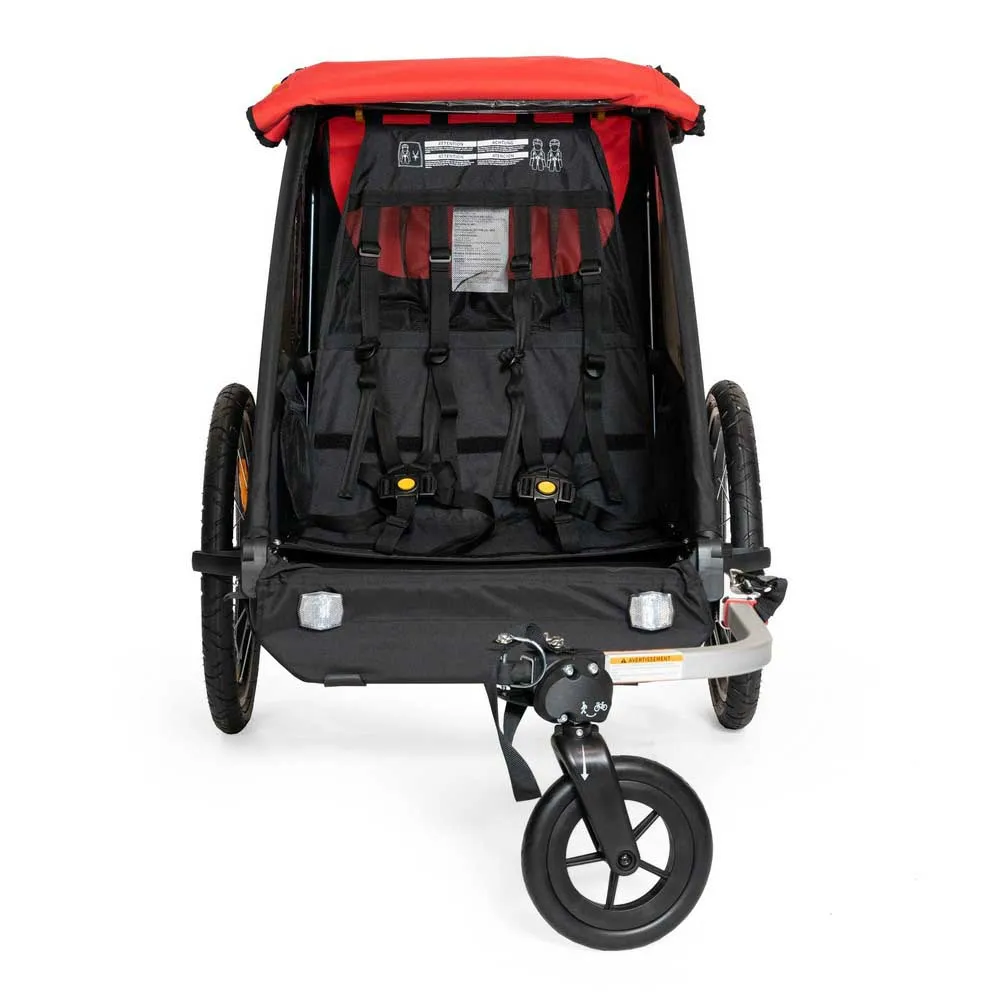 Burley Honey Bee Cykelkärra, Red / black, Max 45kg Burley Honey Bee Cykelkärra, Red / black, Max 45kg