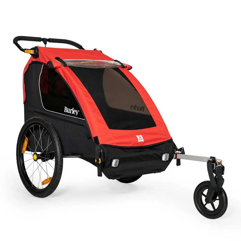 Burley Honey Bee Cykelkärra, Red / black, Max 45kg Burley Honey Bee Cykelkärra, Red / black, Max 45kg