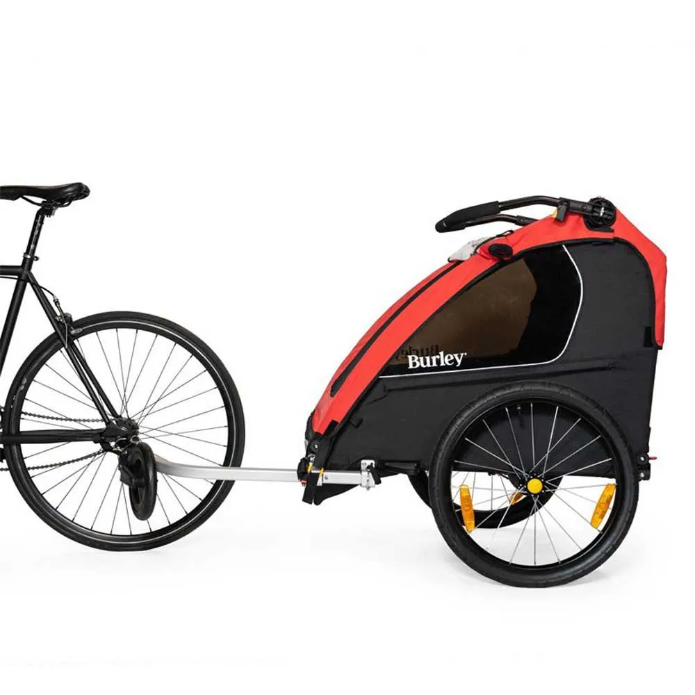 Burley Honey Bee Duo Cykelkärra, Red, Max 45kg