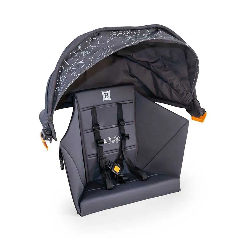 Burley Hopper Kit Med Babyskydd Och Solskydd, Black, One Size Burley Hopper Kit Med Babyskydd Och Solskydd, Black, One Size