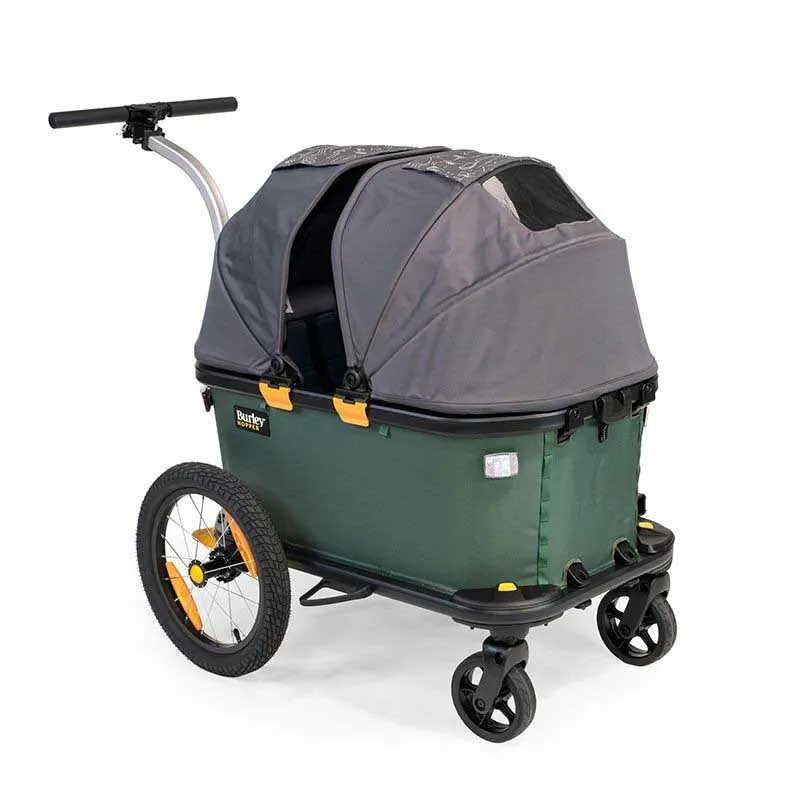 Burley Hopper Kit Med Babyskydd Och Solskydd, Black, One Size Burley Hopper Kit Med Babyskydd Och Solskydd, Black, One Size